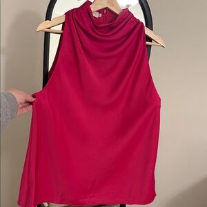 Ted Baker Raspberry funnel neck sleeveless Top